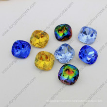 Square Light Sapphire Loose Crystal Beads (DZ-3010)